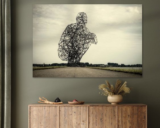 Exposure - Lelystad - Statue of Antony Gormley by Keesnan Dogger